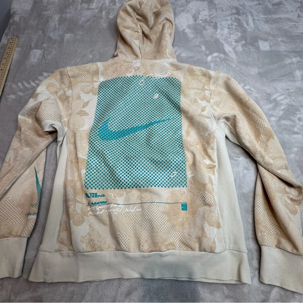 Nike Dri-FIT Standard‎ Issue Men's Basketball Pullover Hoodie PEARL WHITE small